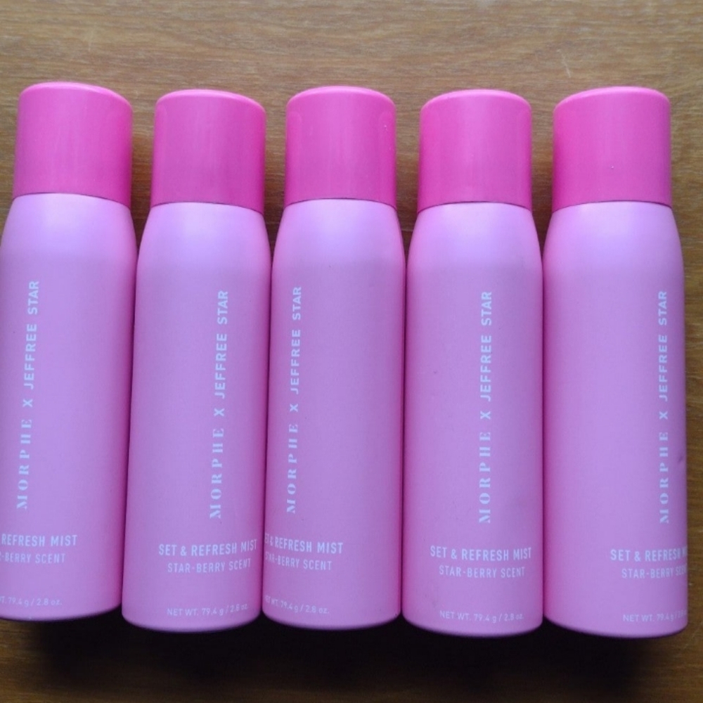 Lot of (5) Morphe X Jeffree Star Setting Spray (New)🍓